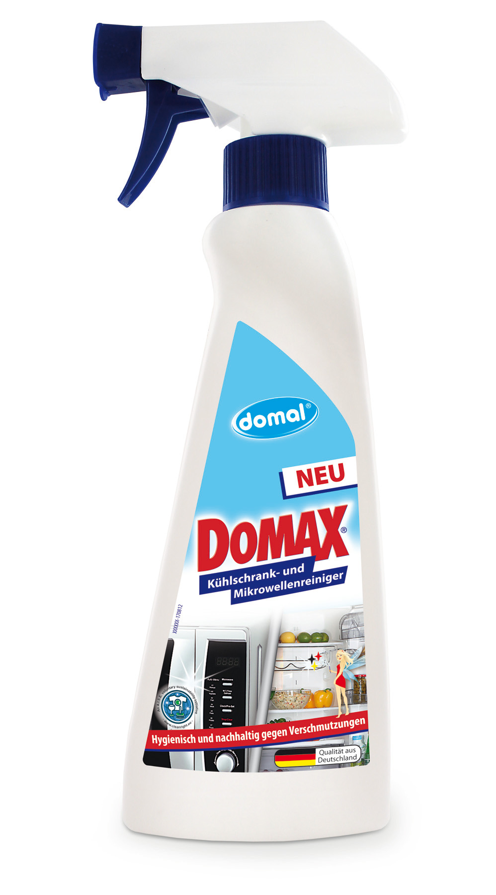Domax - Dung dịch vệ sinh lò vi song và  tủ lạnh loại 250ml